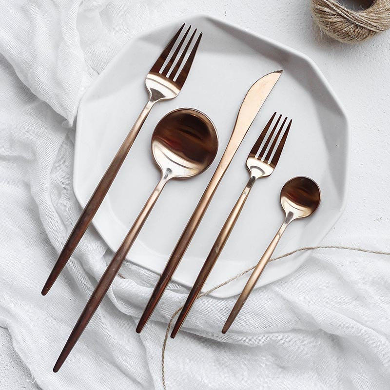 Maison Rose Gold Cutlery Set