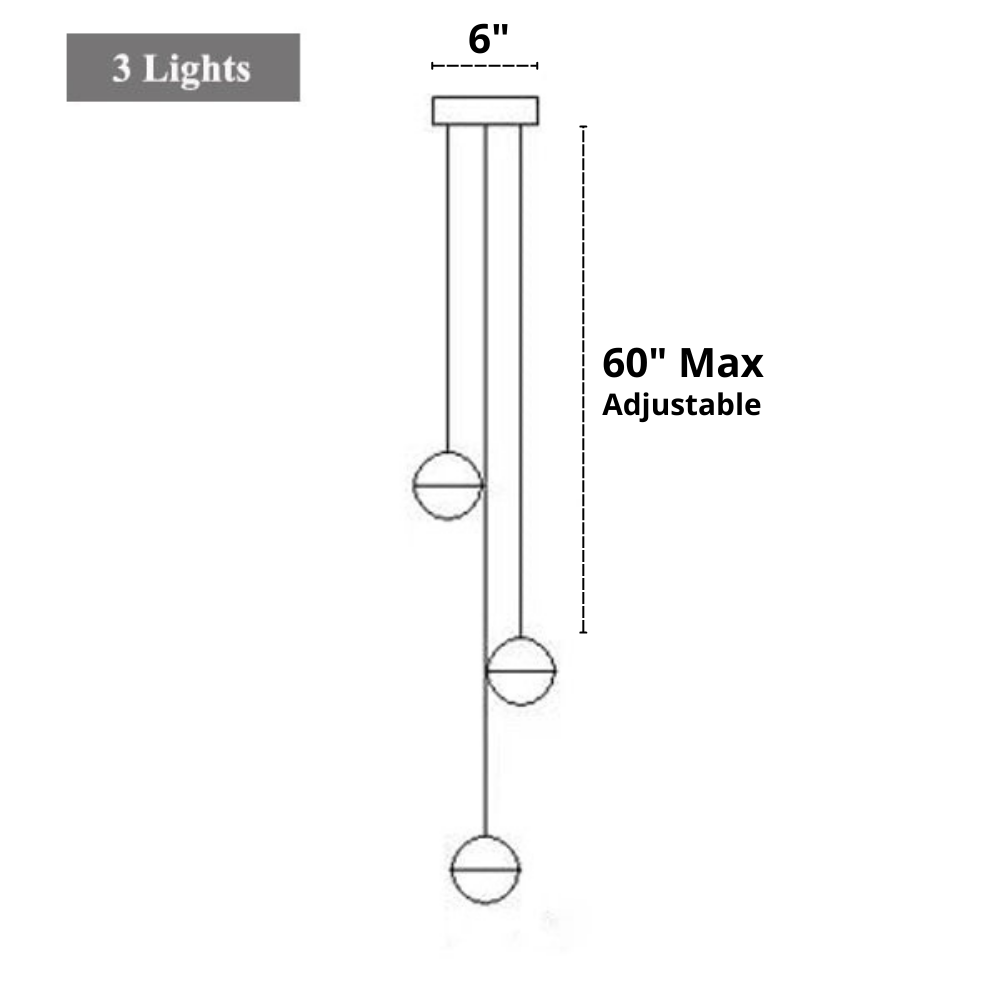 Tarus - Modern Multi-Bulb Chandelier