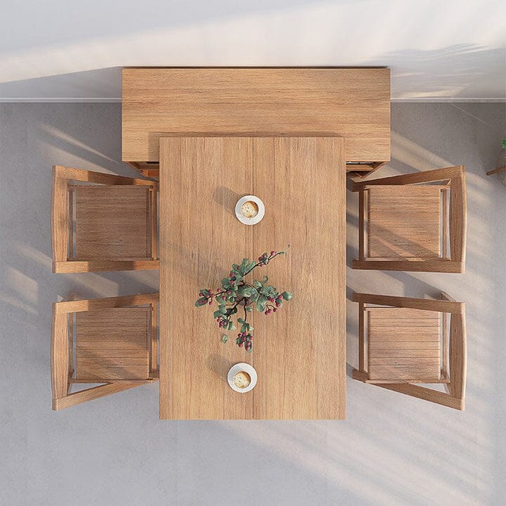 Marcella Dining Table with Hidden Cabinet