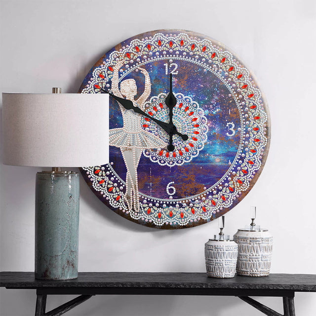 Mandala Pattern Decorative Wall Clock