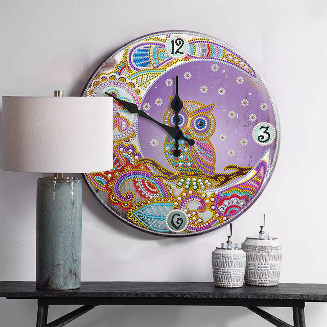 Mandala Pattern Decorative Wall Clock