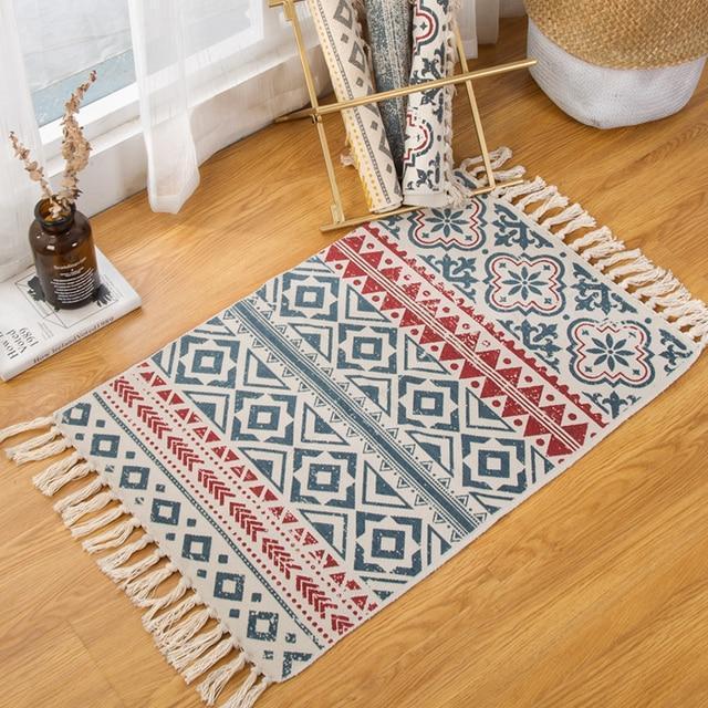 Retro Bohemian Tassel Carpet - Nordic Side - 