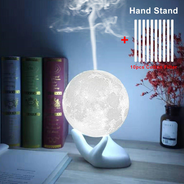 Moon Air Humidifier Lamp