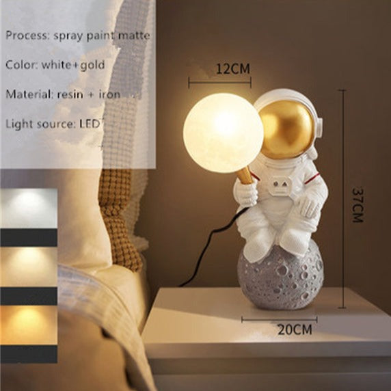 Astronaut Moon Lamp