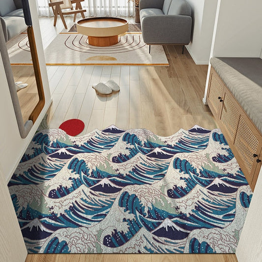 Waves & Mountains Area Rug