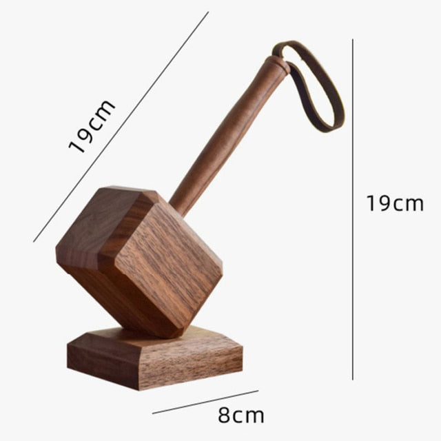 Wooden Hammer Bottle Opener