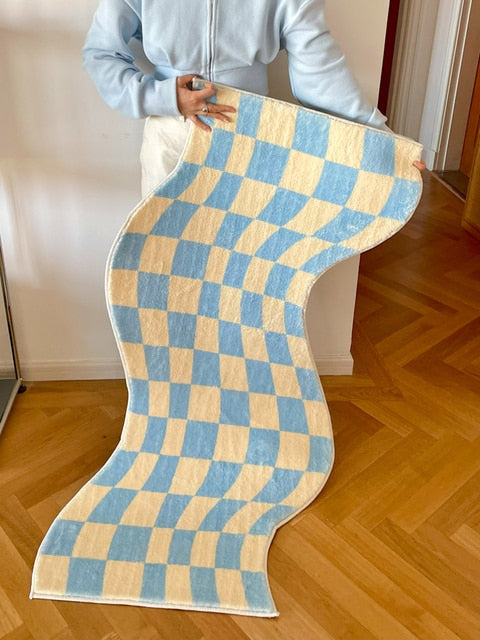 Wavy Checkerboard Carpet