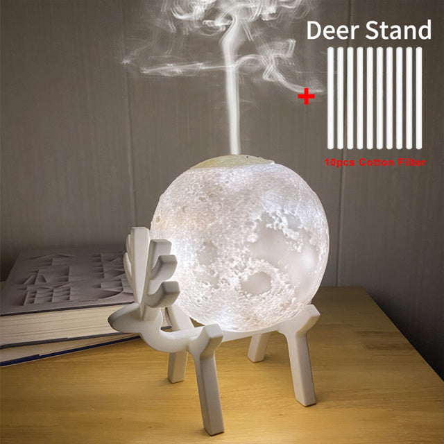 Moon Air Humidifier Lamp