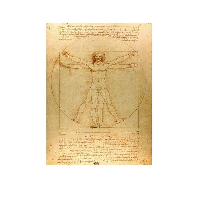 Vitruvian Abstract Canvas Wall Art