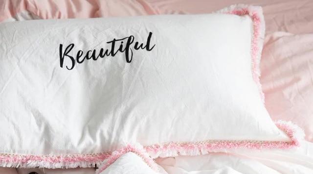 Hello Beautiful Bedding Pillow Case - Nordic Side - not-hanger