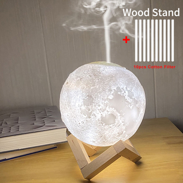 Moon Air Humidifier Lamp