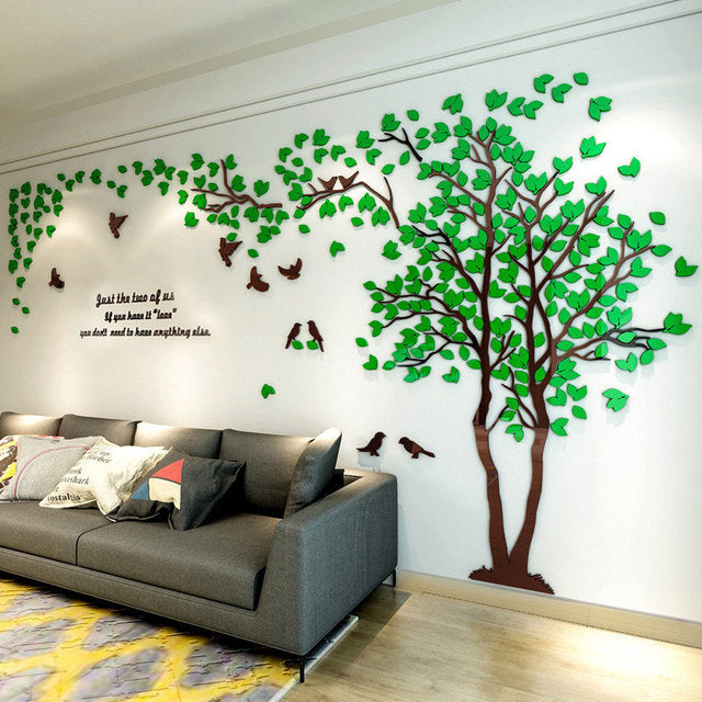 Tree Shape Acrylic Wall Sticker