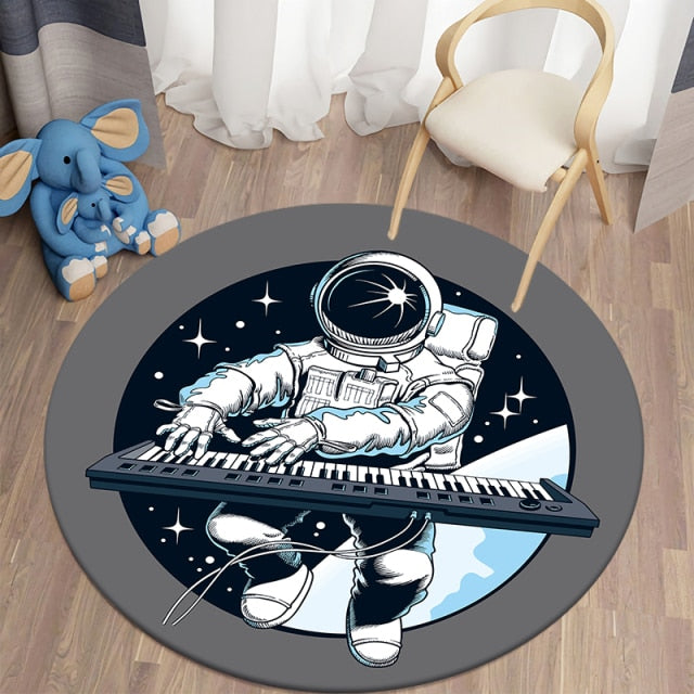 Astronaut Round Carpet