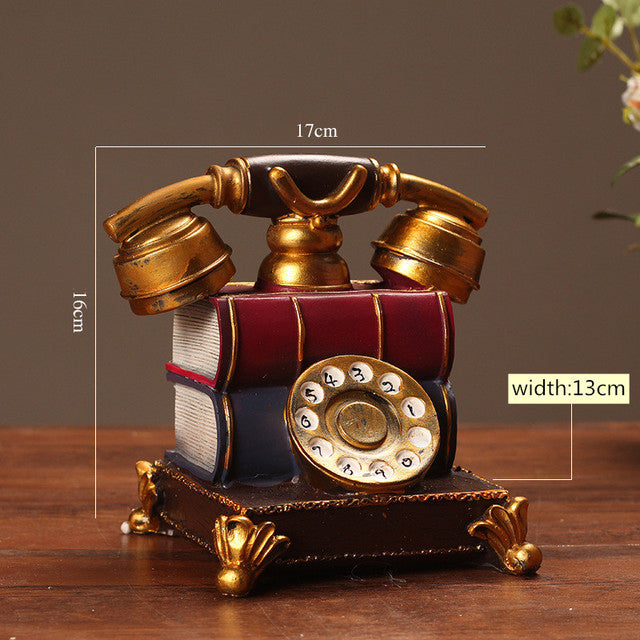 Vintage Telephone Decorative Ornament