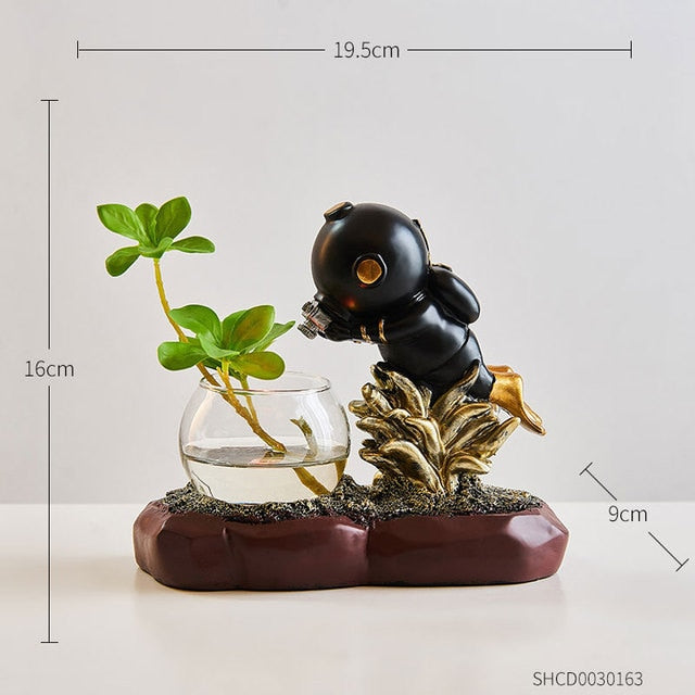 Astronaut Hydroponic Vase