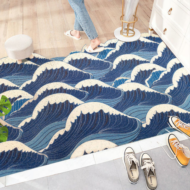 Waves & Mountains Area Rug