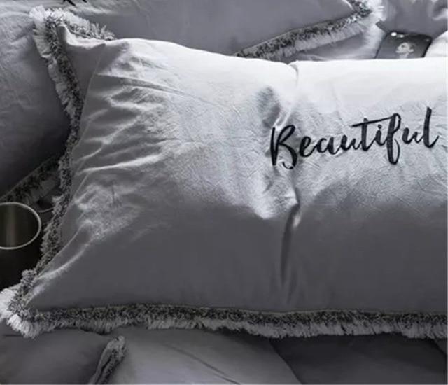 Hello Beautiful Bedding Pillow Case - Nordic Side - not-hanger