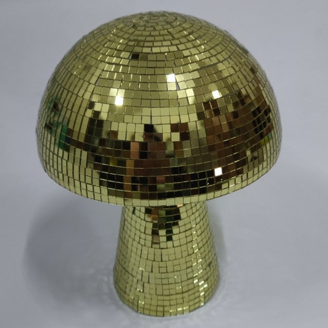 Mushroom Disco Ball Decor