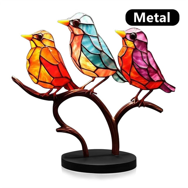 Birds On Branch Ornament