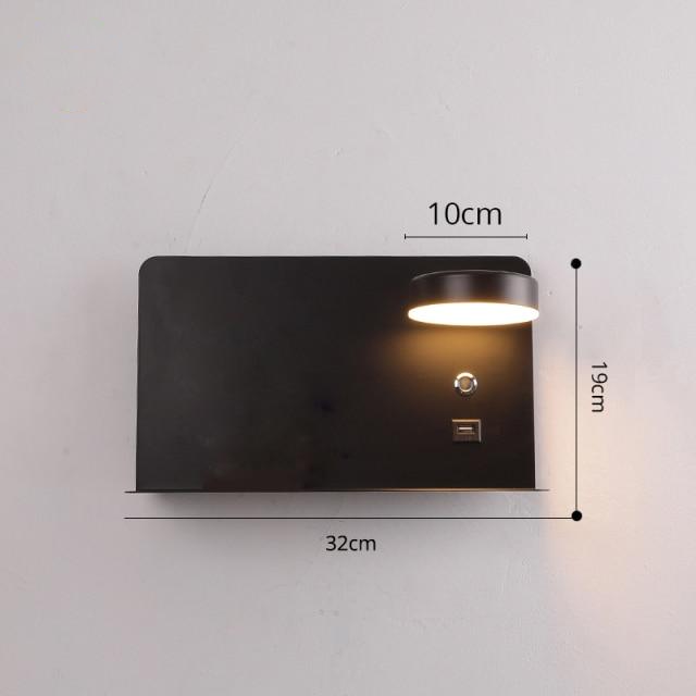 USB Bedside Wall Light