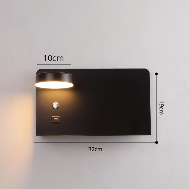 USB Bedside Wall Light