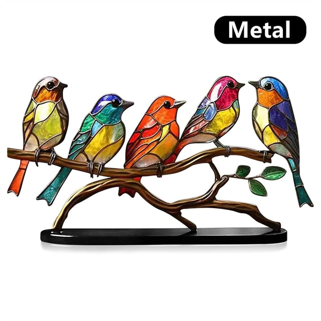 Birds On Branch Ornament