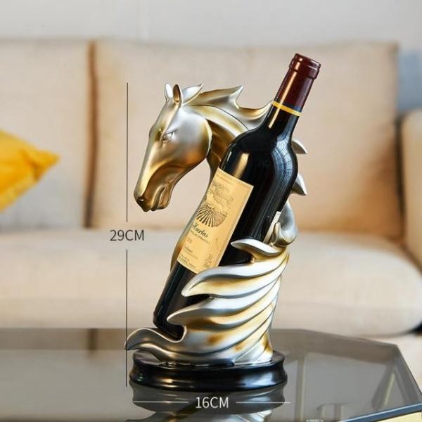 Horse-Shaped Artisan Horse Wine Holder