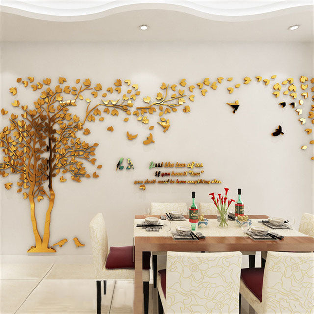 Tree Shape Acrylic Wall Sticker