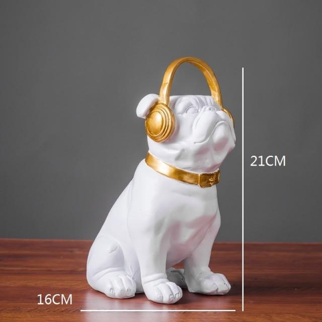 French Bulldog Headphone Decor