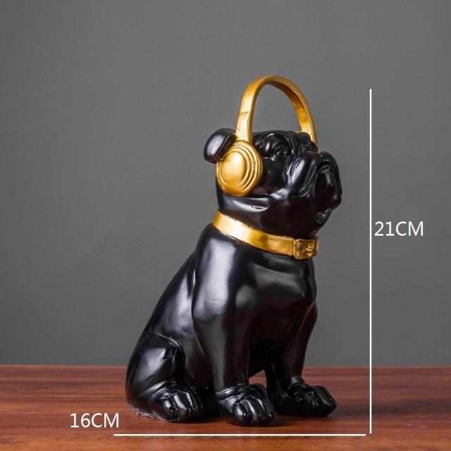 French Bulldog Headphone Decor