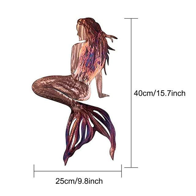 Mermaid Metal Wall Art