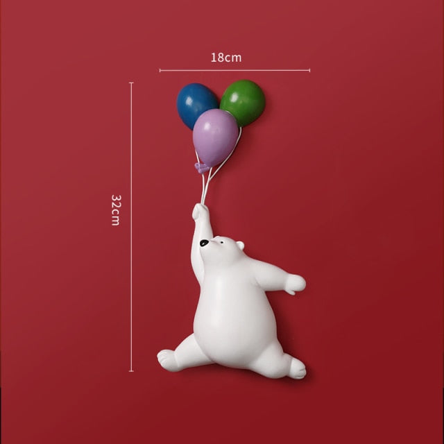 Balloon Bear Figurine