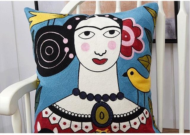 Picasso Pattern Cushion Cover - Nordic Side - New