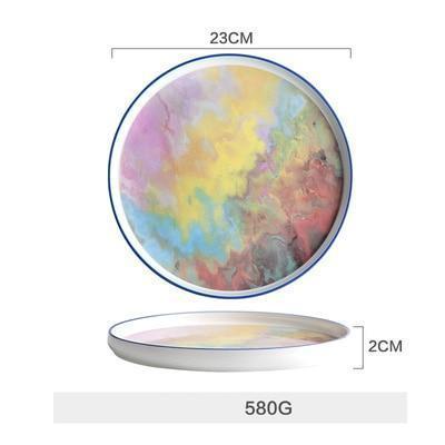 Watercolor Canvas Plate - Nordic Side - 