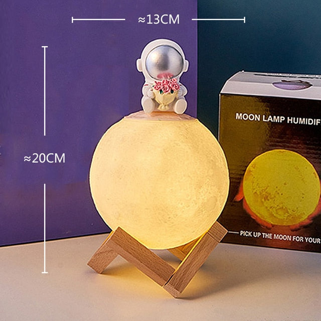 Astronaut Humidifier Moon Lamp