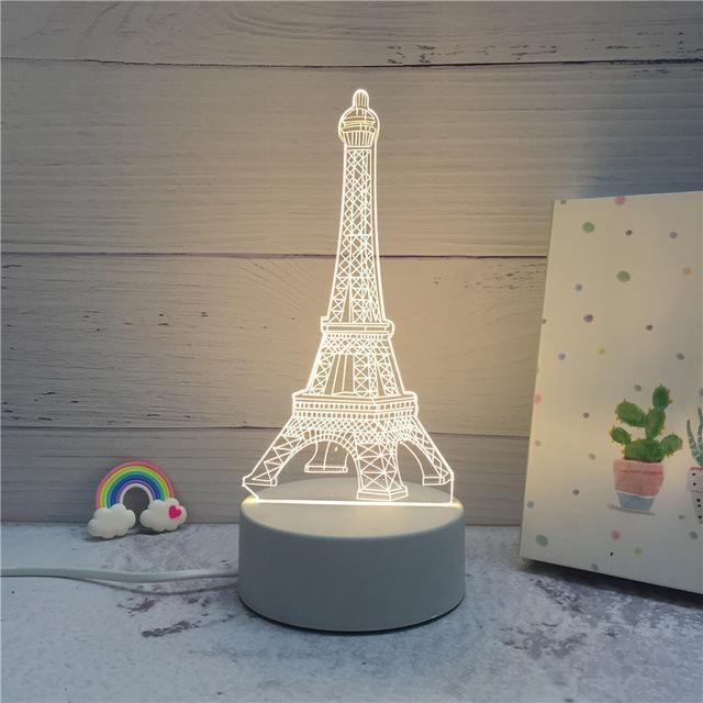 Novelty Illusion Night Lamp - Nordic Side - 