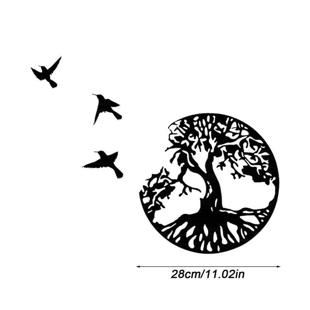 Tree Of Life And Birds Wall Decor