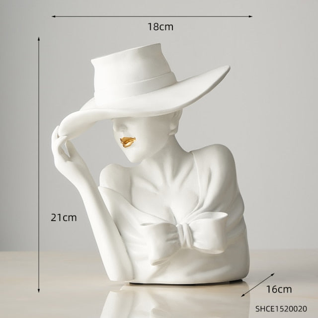 Modern Statue Flower Vase