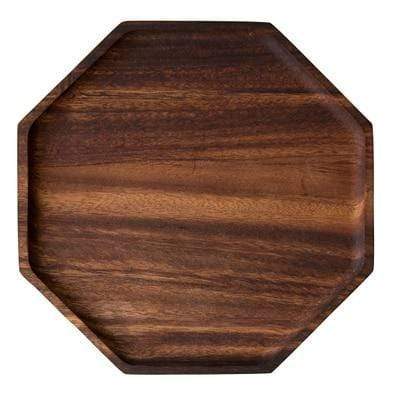 Geometry Acacia Wood Plate - Nordic Side - 11 Nov (Germany), 4 Nov (Dubai), 7 Nov (USA), dining, diningwood, plates