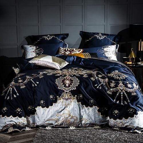 Deep Sleep Duvet Cover Set (Egyptian Cotton) - Nordic Side - bed, bedding, bedroom, duvet