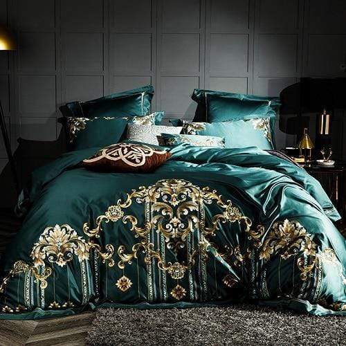 Deep Sleep Duvet Cover Set (Egyptian Cotton) - Nordic Side - bed, bedding, bedroom, duvet