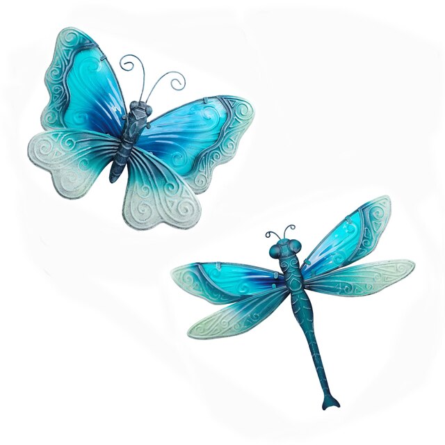 Metal Butterfly Dragonfly Wall Art