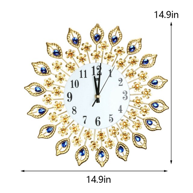 Unique Peacock Wall Clock