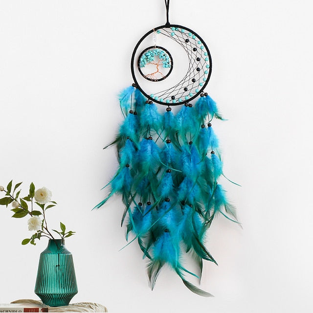 Tree Feather Wall Hanging