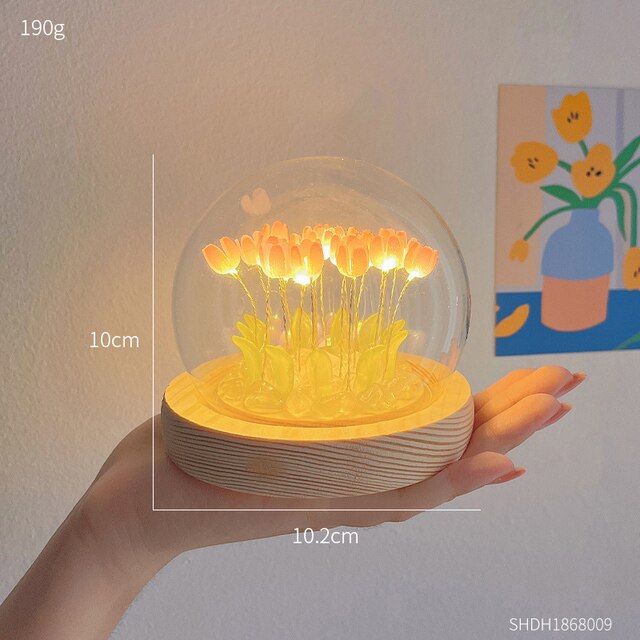 Artificial Flower Night Light