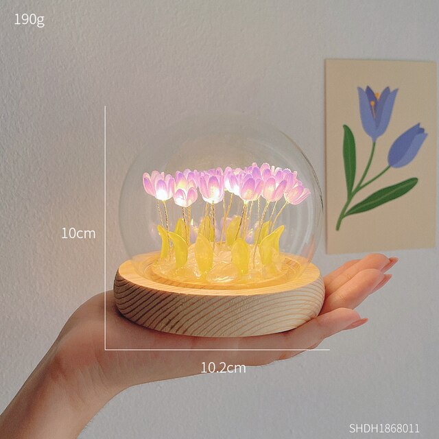 Artificial Flower Night Light