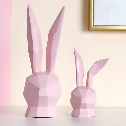 Decorative Bunny Figurines (Pair) - Nordic Side - bunny, figurine, pair