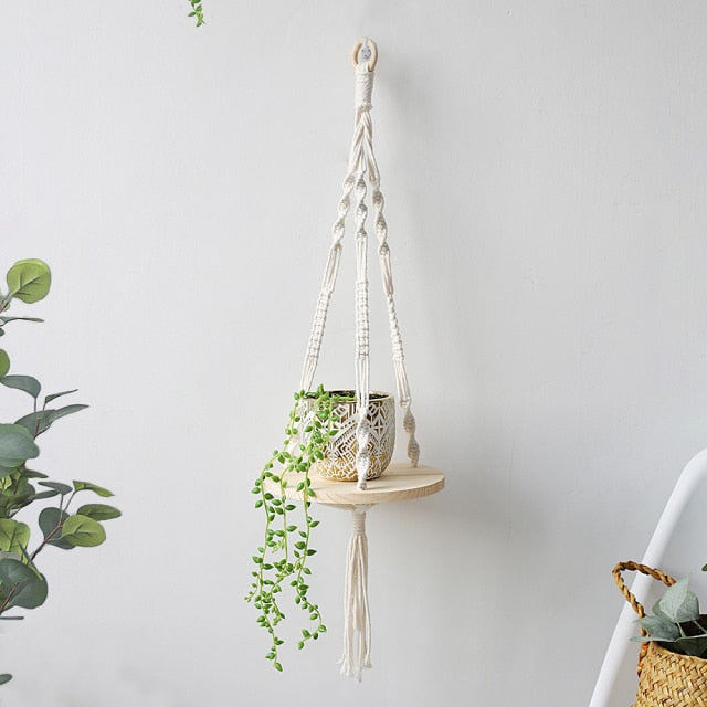 Boho Style Floating Shelf