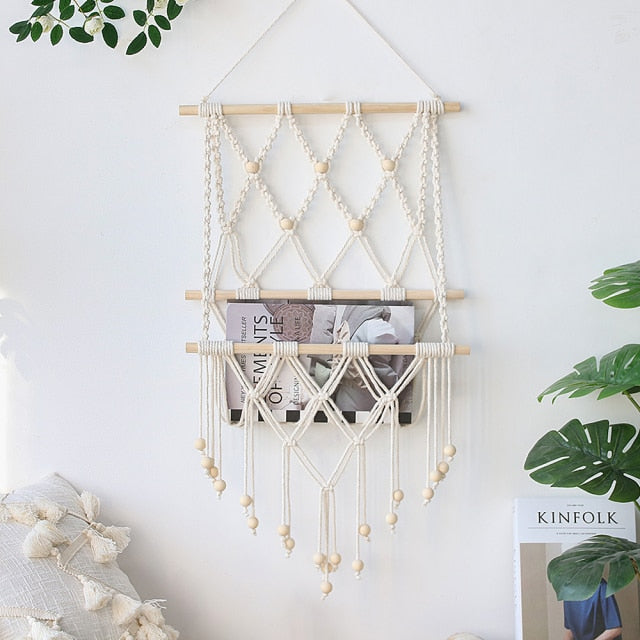 Boho Style Floating Shelf