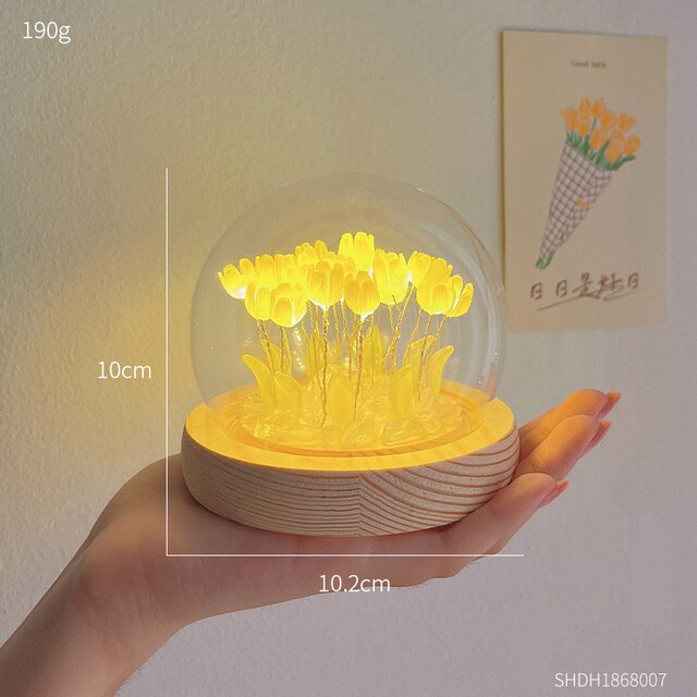 Artificial Flower Night Light